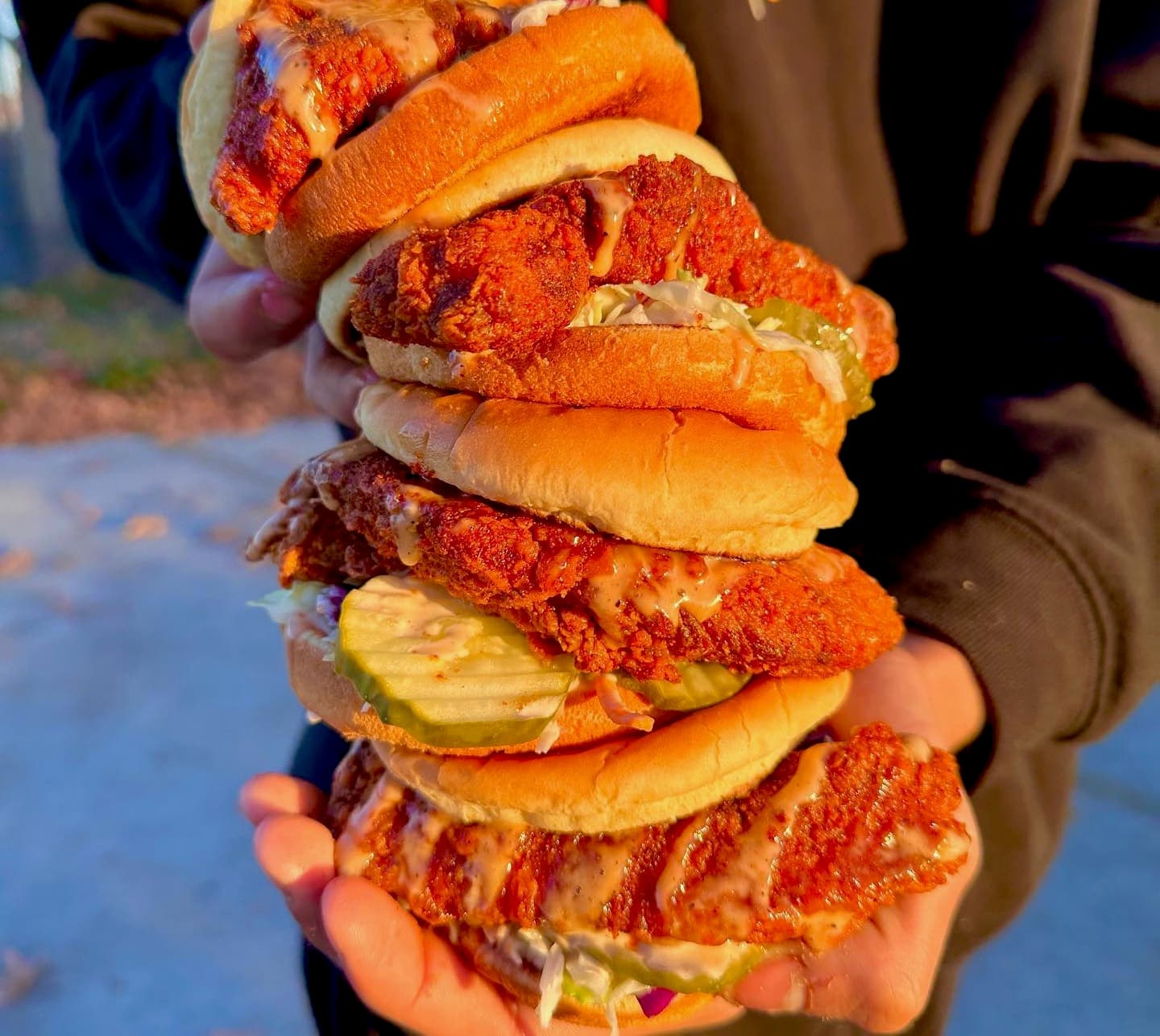 Nashville hot chicken restaurant background